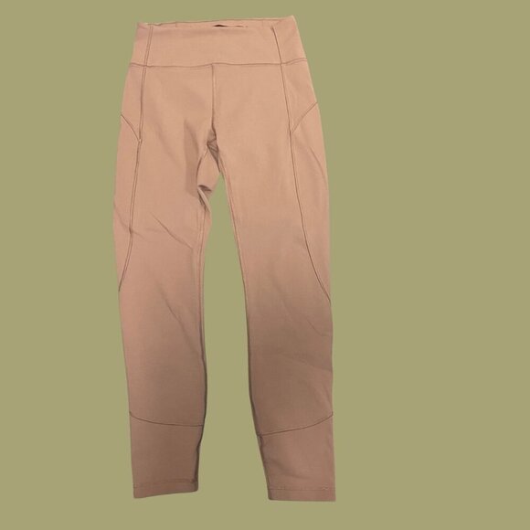 Lululemon High-Rise Seamless Leggings – Terracotta Size 2 (Nulu Fabric) - Picture 3 of 8